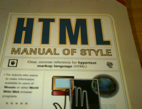 HTML reference book