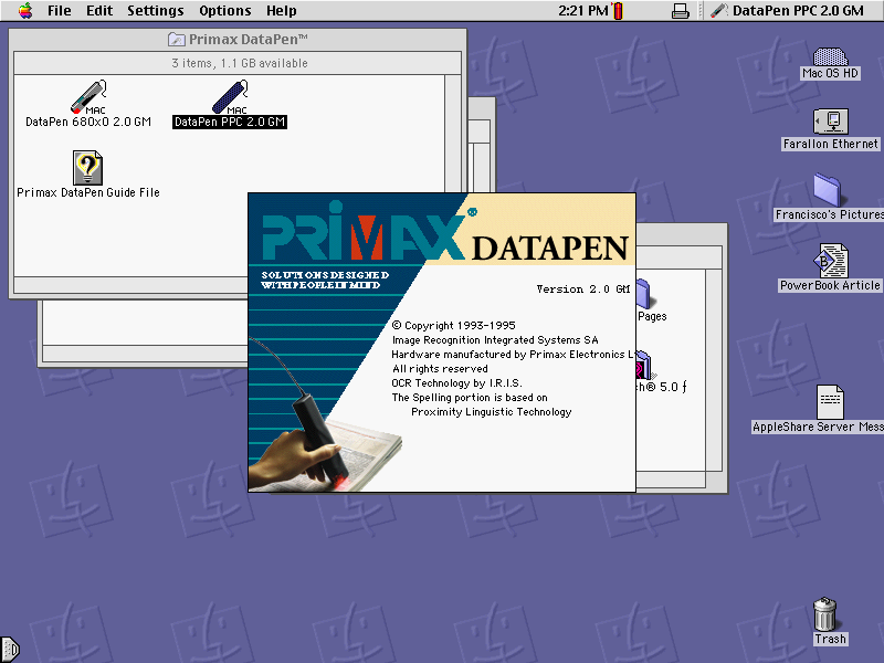 DataPen companion software
