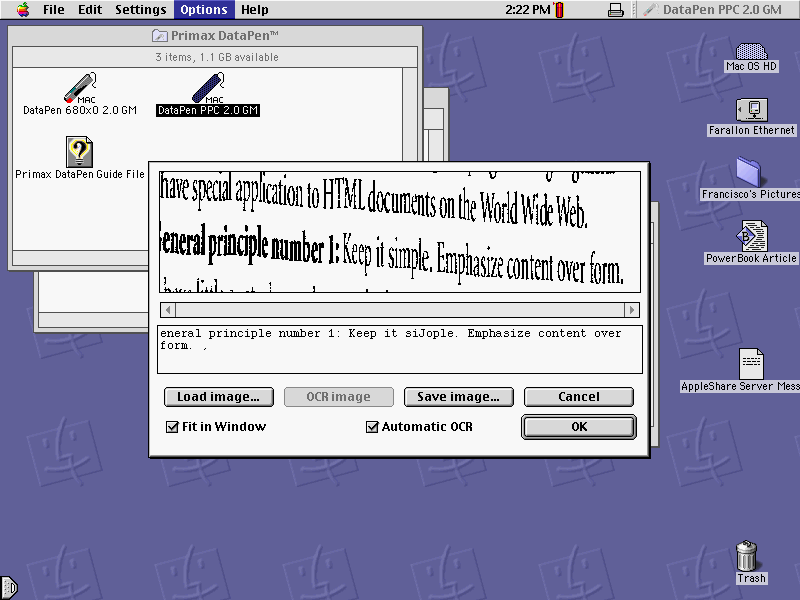 DataPen companion software