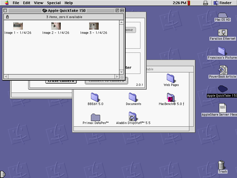 Folder of QuickTake photos
