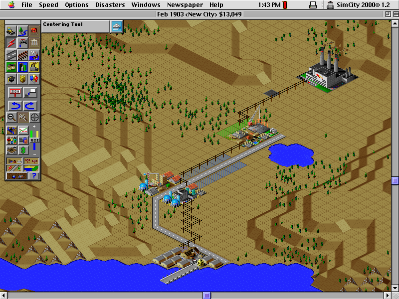 SimCity 2000 city