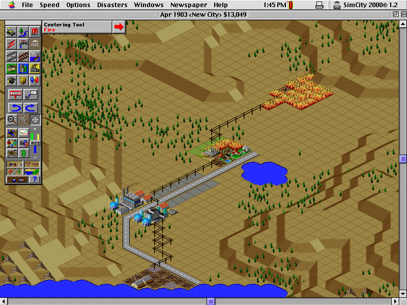 SimCity 2000 destruction